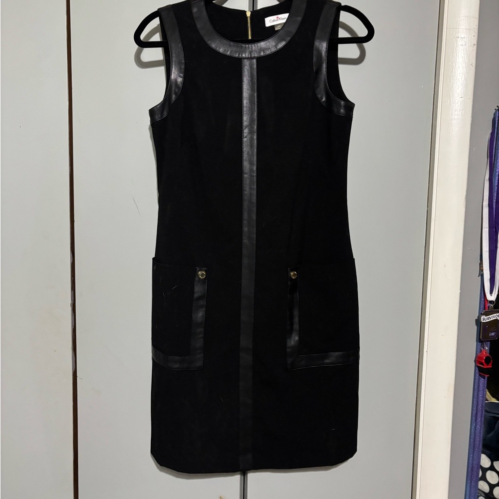 Calvin Klein Black Midi Dress